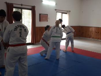 Primer clase de Danes de María, acá, entrenando con Male
