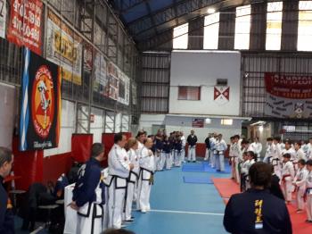 Seminario Buenos Aires 2019 - El Maestro Omar Severino VIII Dan Fundador y Maestro Asesor de la escuela, explicando la Filosofía de la Escuela - 15JUN2019
