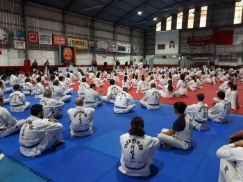 Seminario Buenos Aires 2019 - El Maestro Gabriel Goio VII Dan y Presidente de la Escuela,  en el Módulo de Defensa Personal  - 15JUN2019
