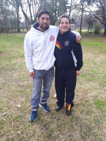 Ateneo de Formación Docente - Mis alumnos mas antiguos, Ricardo y Male, ellos siguen confiando en mi de cuando daba clases en San Telmo - 21JUL2019
