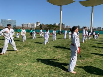 Clase de Danes abierta por el día de la Primavera - Male prestando atención a la consigna - 21SEP2019
