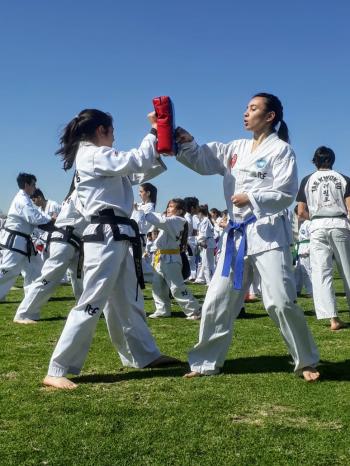 Clase de Danes abierta por el día de la Primavera - Paulina entrenando con el foco - 21SEP2019
