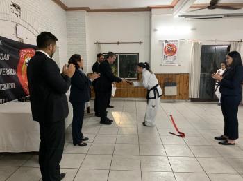 CEREMONIA DEL COFRE - Sabon Male recibiendo su título y cinturón - 12DIC2019
