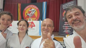 SEMINARIO 40 ANIVERSARIO DE LA ESCUELA CON EL GM OMAR SEVERINO - Tory, Vicky y yo, con el GM Omar Severino - 15JUN2024
