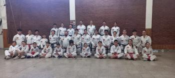 CURSO PRE DAN - Bianca, Juani y Gabriel participaron del curso Pre Dan dictado por Sahyunnim Sebastián Moyano, 7mo Dan - 29JUN2024
